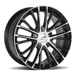 Shop Now Platinum 437U Genesis 5X100/5x114.3 17x7.5 +40 Gloss Black w/Diamond Cut Face