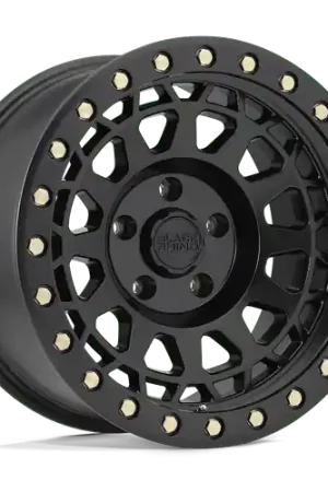 Best Choice Black Rhino PRIMM 5X139.7 17X9 0 MATTE BLACK W/ BRASS BOLTS