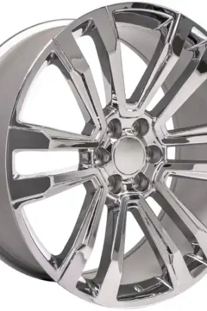 OE Wheels CV44 6x139.7 24x10+24 Chrome Certified