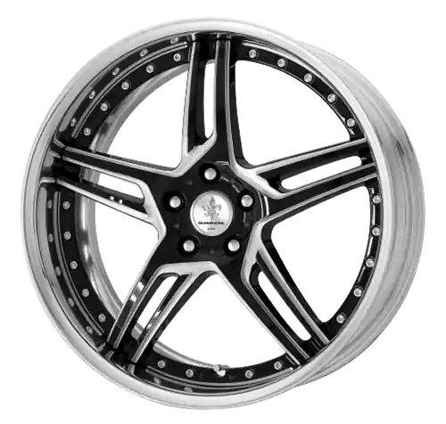 DURANDAL DD5.2 Machined Black Polished 5x108 19X9.5 +13MM Mega Sale