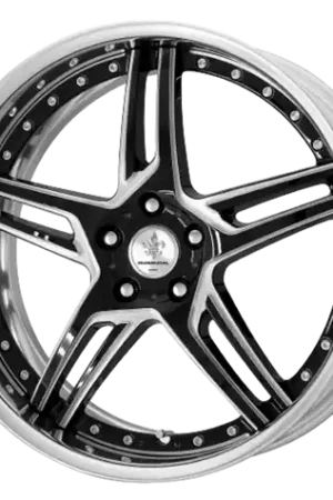 DURANDAL DD5.2 Machined Black Polished 5x112 18X8.5 +26MM Best Choice