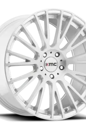 KMC KM706 IMPACT 5X112 20X8.5 +25 BRUSHED SILVER Limited Edition