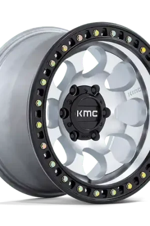KMC KM550 RIOT SBL 6X135 17X8.5 +10 MACHINED WITH SATIN BLACK LIP Trending