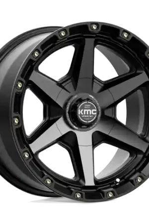 KMC KM101 TEMPO 6X120/6X139.7 20X9 +0 SATIN BLACK WITH GRAY TINT Trending