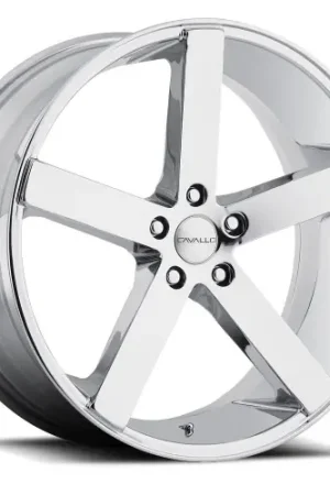 Cavallo CLV-5 5x120 22x9 +35 Nano Chrome Final Sale