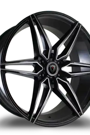 High Quality MARQUEE WHEELS M3259A 6x135 22x9.5+30 BLACK / MILLED