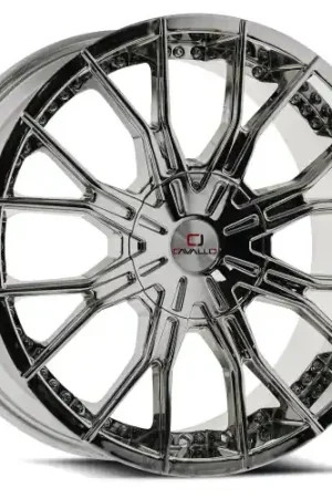 Cavallo CLV-36 6x135/6x139.7 22x9.5 +25 Nano Chrome Limited Edition