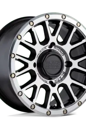 Time-Limited Black Rhino Powersports LA PAZ UTV 4X156 14X7 +36 SEMI GLOSS BLACK W/ MACHINED FACE