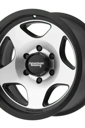 Buy Direct American Racing AR923 MOD 12 5X139.7 17X9 -12 SATIN BLACK MACHINED