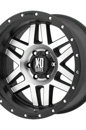 Secure Checkout XD XD128 MACHETE 5X127 18X9 +18 MACHINED FACE BLACK RING