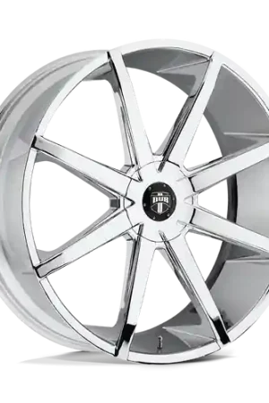 DUB 1PC S201 PUSH BLANK 22X9.5 +10 CHROME PLATED Don’t Miss Out