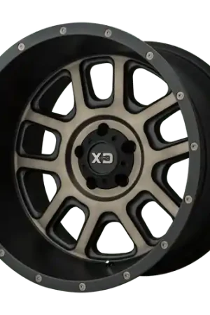 Worldwide Shipping XD XD828 DELTA 5X127 20X9 +18 MATTE BLACK W/ DARK TINT CLEAR