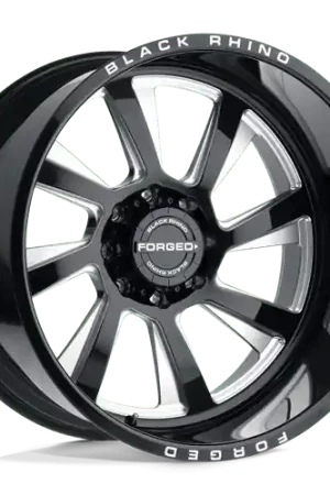 Black Rhino BLASTER 6X139.7 22X14 -76 GLOSS BLACK W/ MILLED SPOKES - DIRECTIONAL Flash Sale