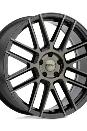Weekend Sale TSW MOSPORT 5X114.3 19X8.5 +20 MATTE BLACK W/ MACHINE FACE & DARK TINT