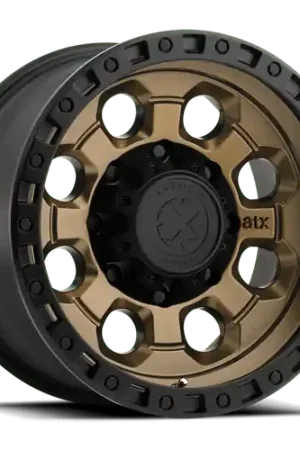 ATX Series AX201 6X135 18X9 0 MATTE BRONZE W/ BLACK LIP Next Day Delivery