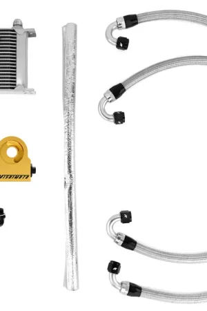 Mishimoto Oil Cooler Kit (Silver with Thermostat) - 2015-2021 Subaru STI Today Only