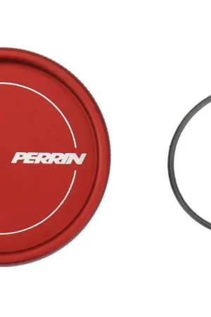 PERRIN Oil Fill Cap in Red - 2015-2021 Subaru WRX / STI / 2014-2018 Forester / 2013-2017 Crosstrek / 2013-2016 Scion FR-S / 2013-2020 Subaru BRZ / 2017-2020 Toyota 86 Free Returns