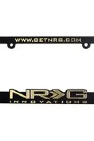 NRG License Plate Frame - Gold No Minimum Order