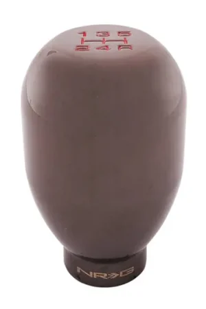 Direct From Manufacturer NRG Universal Shift Knob 42mm - Heavy Weight 480G / 1.1Lbs. - Black Chrome (5 Speed)