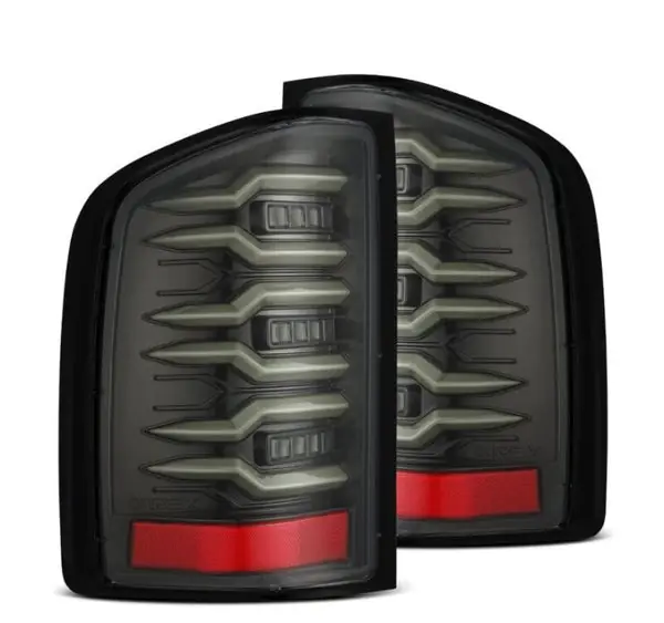 Express Delivery AlphaRex 07-13 Chevrolet Silverado 1500 (Ex. Hybrid Models) LUXX-Series LED Tail Lights Alpha-Black