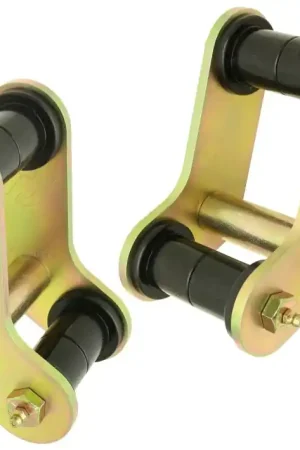RockJock Boomerang YJ Leaf Spring Shackles Rear w/ Urethane Bushings For Pro Comp Springs Limited Offer