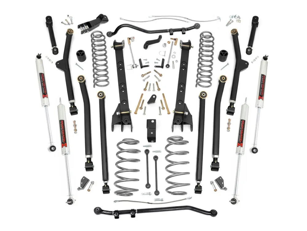 Free Returns 6 Inch Lift Kit | Long Arm | M1 | Jeep Wrangler TJ 4WD (1997-2006)