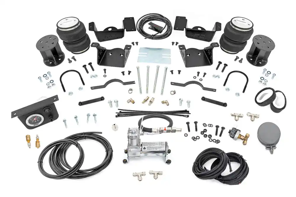 Air Spring Kit w/compressor | 3-5 Inch Lift Kit | Chevy/GMC 2500HD/3500HD (20-26) Crafted