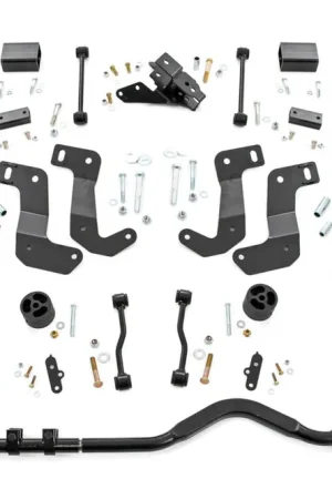 3.5 Inch Lift Kit | C/A Drop | Stage 1 | M1R | Jeep Wrangler Unlimited (18-23) Money Back Guarantee