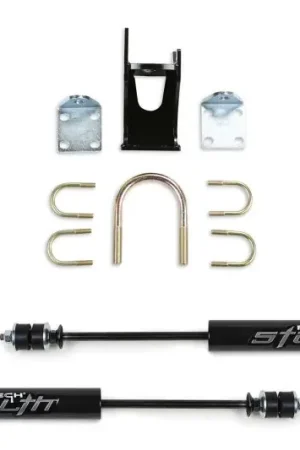 Fabtech 05-21 Ford F250/350 4WD Dual Stealth Steering Stabilizer Kit - Opposing Style Discount