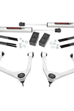 3.5 Inch Lift Kit Vertex/V2 19-22 GMC Sierra 1500 2WD/4WD Rough Country Final Sale
