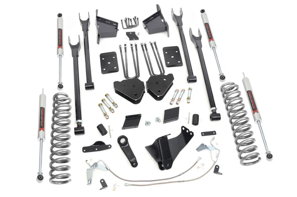 6 Inch Lift Kit | 4-Link | No OVLD | M1 | Ford F-250 Super Duty 4WD (15-16) Money Back Guarantee