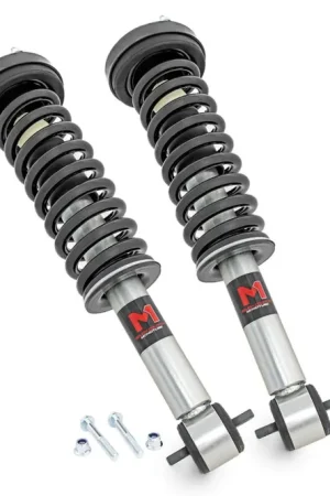 M1 Loaded Strut Pair 3 Inch Ford F-150 4WD (14-23) Rough Country Low Price