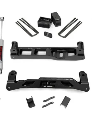 Instant Buy 5 Inch Suspension Lift Kit w/N3 Shocks & Struts 14-17 Silverado/Sierra 1500 2WD Cast Steel Rough Country