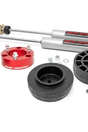 Limited Edition 3 Inch Toyota Suspension Lift Kit Coil Spring Spacers 07-14 FJ Cruiser 4WD/2WD Red Rough Country