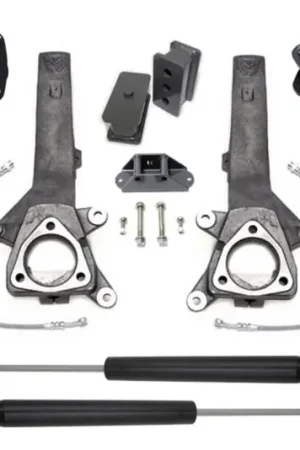 MaxTrac 04-18 Nissan Titan 2WD 6.5in/4in MaxPro Spindle Lift Kit w/MaxTrac Shocks Fan Favorite