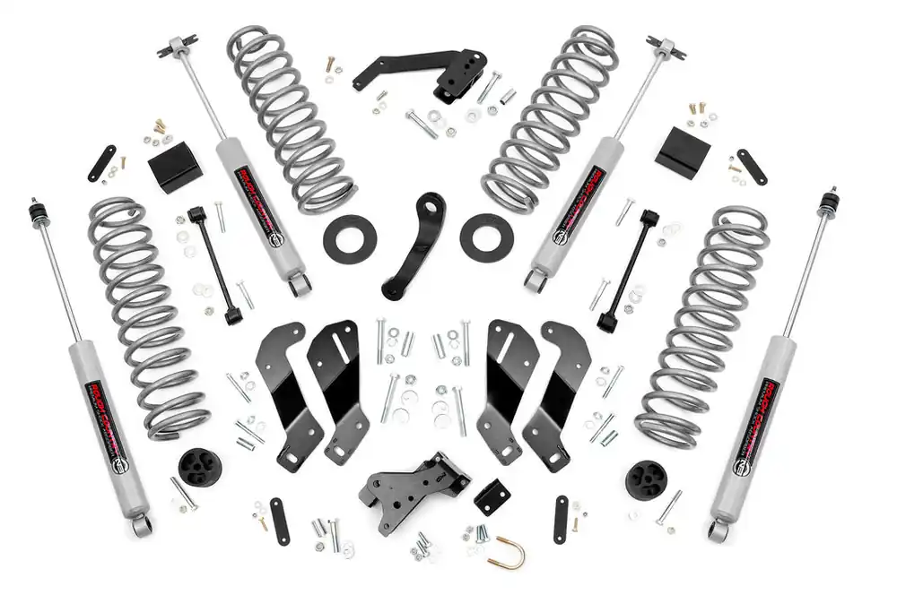 Brand New 3.5 Inch Jeep Suspension Lift Kit Control Arm Drop 07-18 Wrangler JK Rough Country