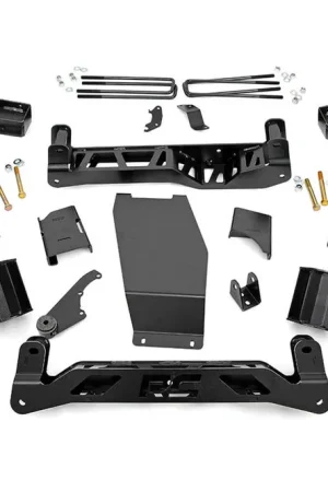 5 Inch GMC Suspension Lift Kit 14-18 Sierra 1500 Denal 4WD w/MagneRide Cast Steel Rough Country Weekend Sale
