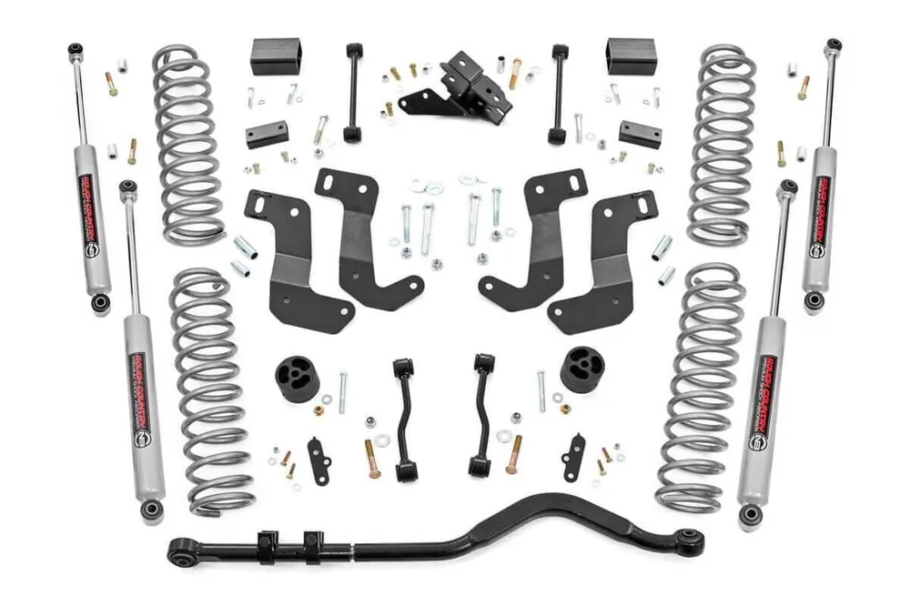 Weekend Sale 3.5 Inch Jeep Suspension Lift Kit Control Arm Drop 18-20 Wrangler JL-2 Door Rough Country