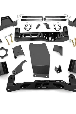 6 Inch Suspension Lift Kit w/N3 14-18 Silverado/Sierra 1500 4WD Aluminum/Stamped Steel Rough Country Instant Buy