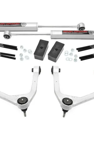 Exclusive Offer 3.5 Inch Suspension Lift Kit w/Forged Upper Control Arms & Loaded Struts 19-20 GMC Silverado/Sierra 1500 4WD/2WD Rough Country