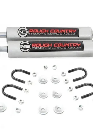 Ford Dual Steering Stabilizer 77-79 Bronco/F-100/F-150 Rough Country Direct From Factory