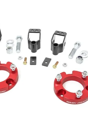 2 Inch Toyota Suspension Lift Kit Red 10-Up 4Runner 4WD X-REAS Rough Country Express Delivery