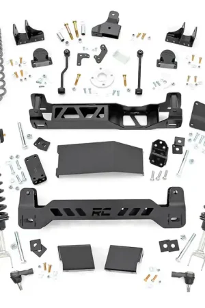Trending 6.0 Inch Ram Suspension Lift Kit Vertex and V2 19-Up Ram 1500 4WD 22XL Factory Wheel Models) Rough Country
