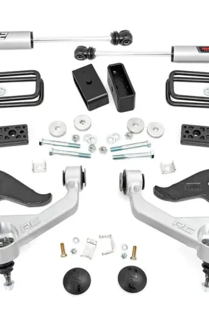 Trending 3 Inch Lift Kit with V2 Monotube Shocks 20-22 Chevy/GMC Sierra 3500 HD/Silverado 3500 HD Rough Country