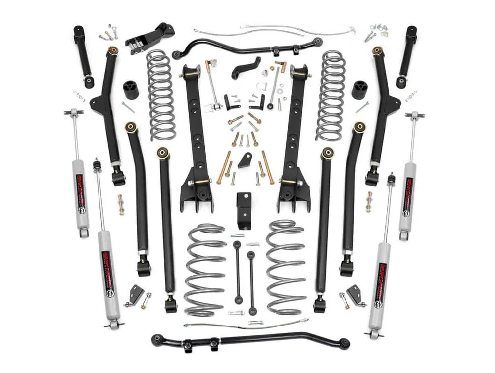 6 Inch Jeep Long Arm Suspension Lift Kit 97-06 Wrangler TJ Rough Country Direct From Factory