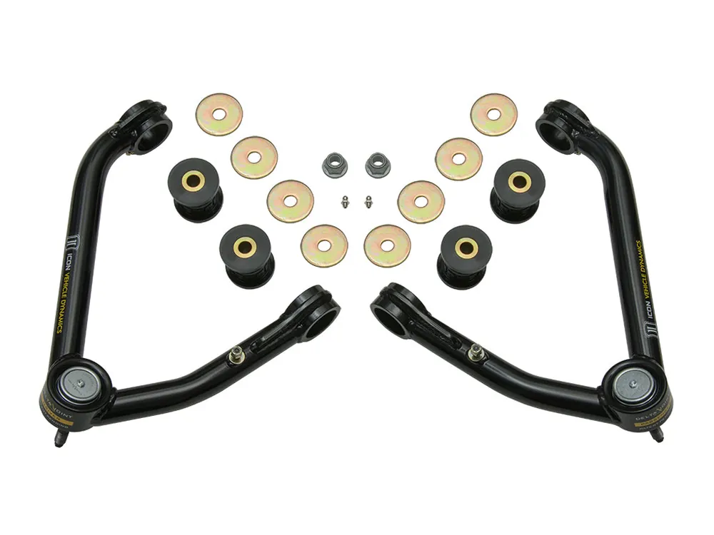 Seasonal Sale ICON 2007-2016 GM 1500, Tubular Upper Control Arm Kit w/Delta Joint, Small Taper