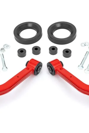 1.75 Inch Leveling Kit | Forged Red UCA | AT4 | GMC Sierra 1500  (2019-2025 & Classic) Price Drop