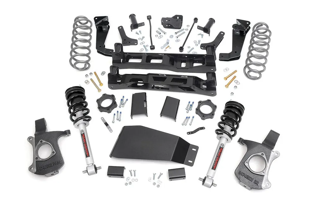 New Arrival 7 Inch Suspension Lift Kit w/N3 Struts 07-13 Suburban/Yukon XL Rough Country