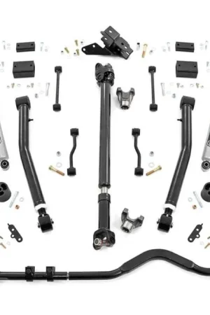 Hot Deal 3.5 Inch Jeep Suspension Lift Kit Preminum N3 Shocks Stage 2 Coils & Adj. Control Arms 18-20 Wrangler JL Rubicon-2 Door Rough Country