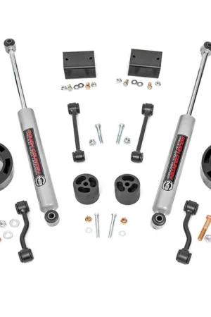 2.5 Inch Jeep Suspension Lift Kit 18-20 Wrangler JL 2/4 Door W/Premium N3 Shocks Rough Country Reduced Price